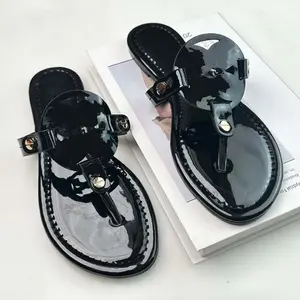 Sandalias de Playa de PVC con Flores para Mujer, Antideslizantes, para Otoño y Verano 2025, Calzado para Chicas Jóvenes - Product Image 2