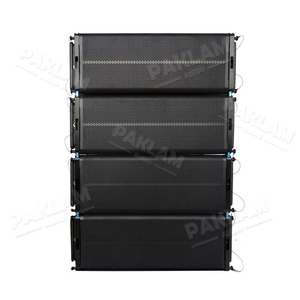 Paklam Dual 10Inch Audio <span class=keywords><strong>Line</strong></span> <span class=keywords><strong>Array</strong></span> Kast Aangepaste Lege Bas Behuizing Voor School Hal Professionele Audio Video Verlichting - Product Image 4