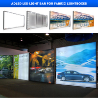 Barre lumineuse LED 48W à angle de faisceau étroit, 18 LED SMD1818, éclairage de bord, étanche IP67, garantie 5 ans pour les boîtes lumineuses publicitaires