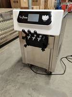 Ijsmachine 20-28 L/H Tafelblad Commerciële Softijs Machine Maquina De Helados Voor Zakelijke Prijs
