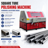 Machine de polissage et de ponçage automatique pour tubes carrés, équipement de finition de surface métallique en acier inoxydable, vente directe usine