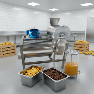 Machine à éplucher et à réduire en purée les fruits (mangue, pomme, ananas, <span class=keywords><strong>confiture</strong></span> <span class=keywords><strong>de</strong></span> <span class=keywords><strong>cactus</strong></span>) à canal simple/double - Product Image 4
