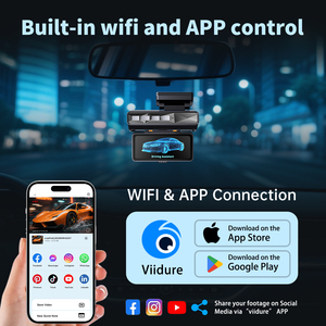 Sẵn sàng để tàu 4k Dashcam xe máy ảnh với 3.2 ''Màn hình vòng lặp ghi âm tầm nhìn ban đêm tàng hình thiết kế hộp đen DVR <span class=keywords><strong>Video</strong></span> Recorder - Product Image 3