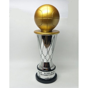 Trofeo de Campeonato de Baloncesto de 25 cm, Premio MVP de Resina para Aficionados al Deporte - Product Image 3