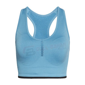 Meilleures ventes de soutiens-gorge de sport sans coutures pour femmes Vêtements de sport respirants avec logo personnalisé Prix raisonnable de gros - Product Image 1
