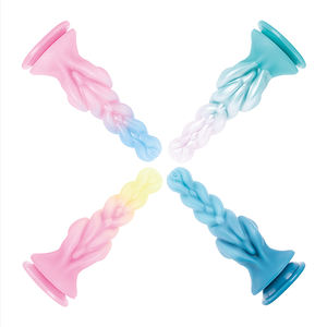 Frauen Soft Glow-in-the-Dark Flüssiger Silikon Dildo Riesige <span class=keywords><strong>Bulk</strong></span> Sexspielzeug für Masturbation Big SM - Product Image 5