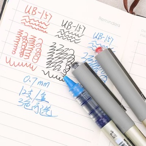 HAITU origine giapponese UB157 <span class=keywords><strong>Uni</strong></span> marchio firma penne a sfera 0.7mm set di penne a inchiostro liquido - Product Image 5