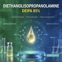 Diéthanolisopropanolamine (DEIPA) de haute pureté, produit chimique industriel, additif pour ciment, diéthanolisopropanolamine pour le broyage du ciment