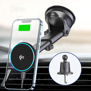 Supporto per Telefono Auto 2 in 1 di Alta Qualità: Montaggio su Bocchetta dell'Aria e Supporto a Ventosa per Cruscotto, Compatibile con Tutti gli Smartphone - Product Image 1