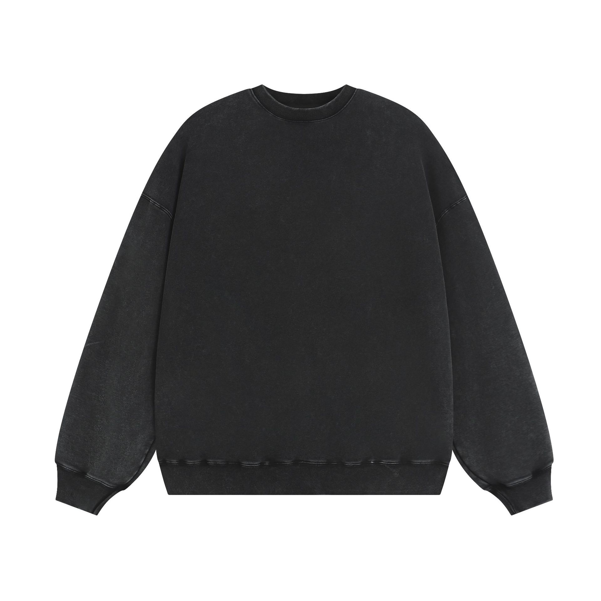 เสื้อคอกลม สีดำ