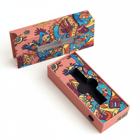 Boîte d'emballage pour cartouches d'huile à glissière résistante aux enfants, avec fenêtre, personnalisable avec logo, pour dispositifs jetables 2g