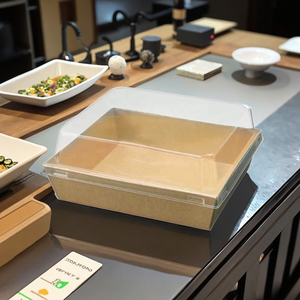 Meilleur Prix Boîte à Sushi de Qualité Supérieure Boîte de Papier Kraft de <span class=keywords><strong>Luxe</strong></span> Boîte de Papier à Emporter pour Sushi - Product Image 3