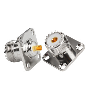 Bán buôn SL16-KFD IP67 <span class=keywords><strong>RF</strong></span> kết nối đồng trục, UHF-KFD mặt bích vuông bảng điều chỉnh gắn kết kết nối cho tín hiệu máy phát điện - Product Image 1