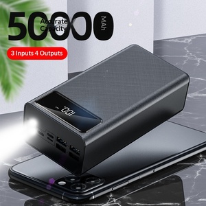 Offre Spéciale – Batterie Externe Portable en PVC Grande Capacité <span class=keywords><strong>50000</strong></span> mAh pour Extérieur, Charge Ultra-Rapide 15W, Affichage Numérique, Impression - Product Image 3