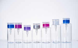 Custom PET Plastic Clamshell Press <b>Pump</b> <b>Bottle</b> 200ml 250ml Makeup Remover <b>Bottle</b> for Nail Polish Remover High quality - Product Image 6