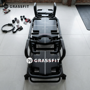 2026 EVO <span class=keywords><strong>Mega</strong></span> Former Professionnel Classique Noir, Lit <span class=keywords><strong>de</strong></span> Pilates Réglable en Aluminium, Megaformer, Miniformer, Reformers <span class=keywords><strong>de</strong></span> Pilates - Product Image 4