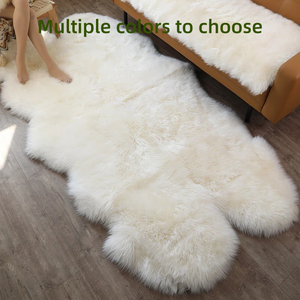 Luxuriöser Australischer Schaffell-Teppich: Großer Plüsch-Wollteppich für Wohnraumdekoration - Product Image 4