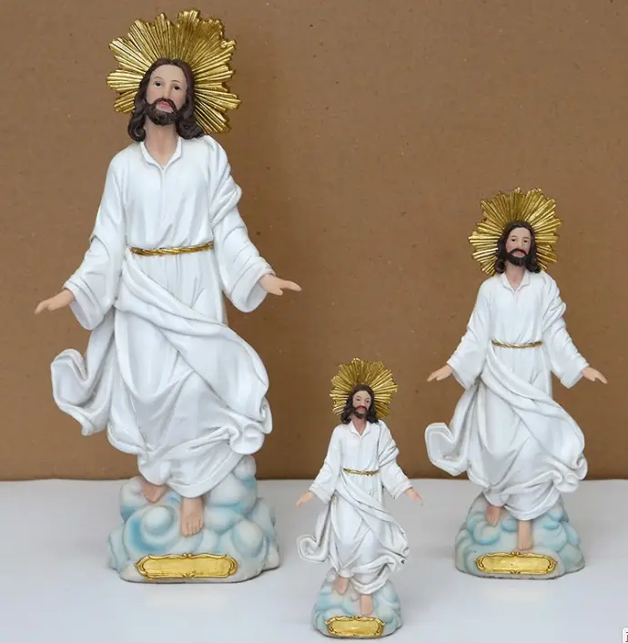 नई डिजाइन राल यीशु प्रतिमा के लिए 2020 क्रिसमस