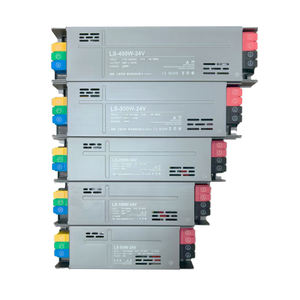 Alimentation électrique AC-DC 24V simple, série <span class=keywords><strong>LS</strong></span>, <span class=keywords><strong>100</strong></span>% puissance réelle, haute qualité, boîtier en aluminium métallique, garantie 5 ans pour les bandes lumineuses LED - Product Image 1