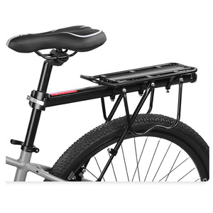 带乘客座椅的重型<span class=keywords><strong>MTB</strong></span>后行李架-成人/儿童通用铝合金自行车货运托架 - Product Image 4