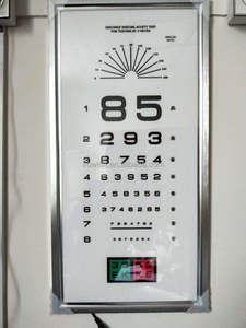 VC-085 Optometrie <span class=keywords><strong>Vision</strong></span> Acuity Chart LED-Licht Snellen Chart Neues <span class=keywords><strong>Design</strong></span> <span class=keywords><strong>Vision</strong></span> Chart - Product Image 3