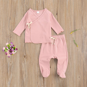 Completo da monaco Unisex in cotone biologico Layette per neonato Set di vestiti per pagliaccetti Set di abbigliamento per neonati appena nati - Product Image 5
