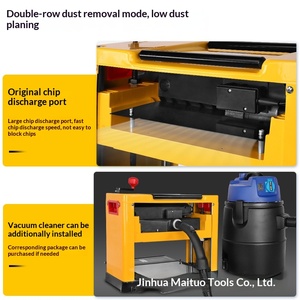 เครื่องไสไม้แบบหนาแน่นสำหรับงานไม้ขนาดเล็กในครัวเรือน ใช้ไฟ AC 220V เครื่องไสไม้แบบหน้าเดียว - Product Image 4