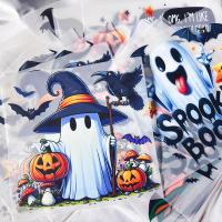 Transferts DTF pour T-shirts et sacs imprimés lavables, motifs personnalisés de dessins animés d'Halloween, prêts à presser à chaud, en plastisol