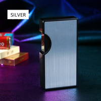 Étui à cigarettes électriques avec logo personnalisé avec recharge USB Briquet métallique étanche