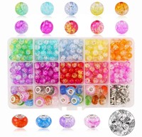 6mm plat entretoise Femme perles à la main polymère argile bricolage breloques coloré acrylique plastique Lucite bijoux faisant des Kits bricolage accessoires