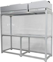 ODM mini filtration d'air de laboratoire uv de table 0,3 um poste de travail pcr horizontal vertical armoires à flux laminaire banc propre avec HEPA