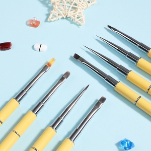 Factory-customized High-quality Nail Art <b>Brush</b> with Metal Pen Rod Specially for Nail Salons UV Gel <b>Brush</b> - Product Image 5