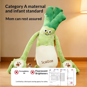 Muñeco de Peluche en Forma de Cebollino, Ideal para Apretar y Dormir, para Bebés de 0 a 24 Meses - Product Image 4