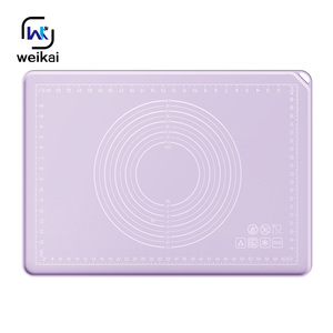 Tapis de cuisson en silicone de qualité alimentaire, tapis à pâtisserie antidérapant avec mesures pour étaler la pâte, livraison rapide, personnalisable - Product Image 5