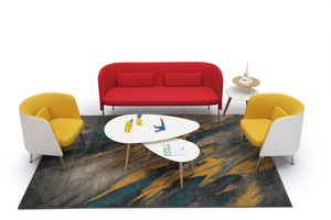 Modern Restaurant Food Restaurant Upholstered <strong>Sofa</strong> Furniture <strong>Cafeteria</strong> - Product Image 2