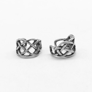 Pendientes yunnique de malla geométrica de acero inoxidable para hombres y mujeres, regalo, joyería, accesorio de moda - Product Image 3
