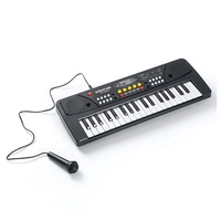 BIG FUN Electronic Keyboard Electric Piano 37-Key USB Type C Plastic Educational Instrument for Children 3.5mm Headphone Jack 8