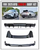 Kit de Carrocería Nuevo para BYD Yuan up 2025, Alerón Delantero de PP, Difusor Trasero, Alerón de Techo, Negro Brillante, Accesorios Exteriores con Clip