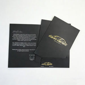 Папки для документов формата А4 с карманами, с возможностью нанесения логотипа методом горячего тиснения, для бизнеса и офиса - Product Image 1