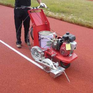 Máquina de Señalización de Líneas para Estacionamientos y Carreteras con Bomba de 9.5HP de Empuje Manual - Product Image 3