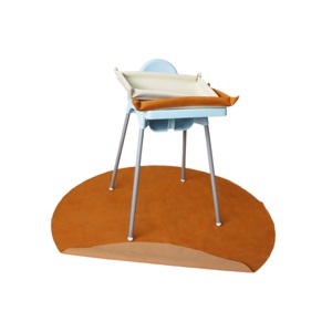 Alfombrilla de cuero vegana para bebé, extremadamente duradera, resistente a los arañazos, simplemente frotar, limpiar, portátil, estampada - Product Image 1