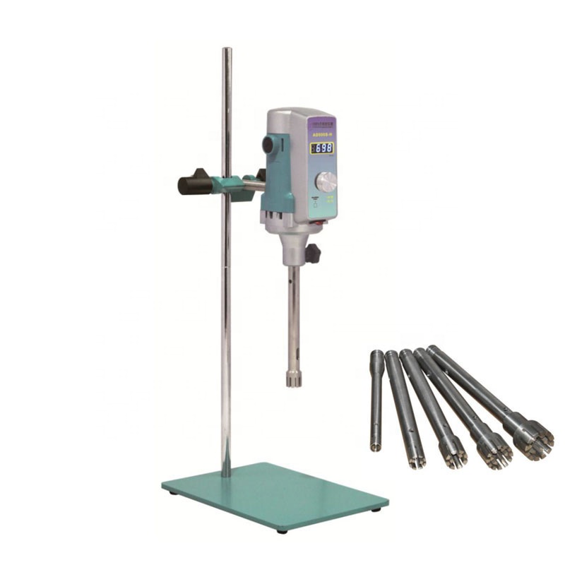 AD300L-H цифровой дисплей лабораторный сверху с высоким сдвигом эмульгатор гомогенизатор миксер цена с перемешивающими головками