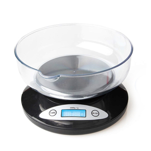 Chất Lượng Cao Điện Tử Độ Chính Xác Cao 5000G/1G Trọng Lượng Độ Chính Xác Cảm Biến LCD Hiển Thị Kỹ Thuật Số Nhà Bếp Thực Phẩm Quy Mô Với Bát - Product Image 1