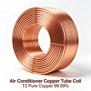 Échangeur de chaleur CVC haute efficacité, serpentin évaporateur à tubes de cuivre et ailettes d'aluminium pour système de condenseur de climatisation centralisée - Product Image 1