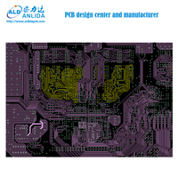 Conception de mise en page de carte électronique personnalisée DDR3 Signal Pcb