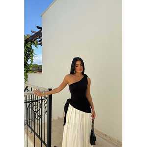 Chemisier noir à détails roses et fronces, en mousseline de soie à pois floraux vintage, XS-XXL, col montant à volants, tenue décontractée pour les fêtes, printemps, été, automne - Product Image 2