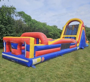 Parcours d'obstacles gonflable en PVC commercial, parcours d'obstacles gonflable commercial pour enfants et adultes à vendre - Product Image 3