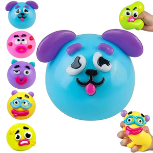 Juguete Blandito con Forma de Cara de Perro, de PU, de Ascenso Lento, para Aliviar el Estrés, Sensorial, Antiestrés, Regalo para Niñas, Niños, Adultos - Product Image 5