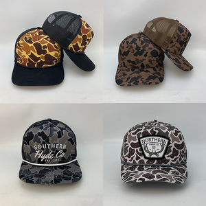 Individuelle Großhandels-Gorras-Caps mit Stickerei, Richardson 935 Patch-Hüte, unifarbene Duck-Camo Richardson 112 Trucker-Hüte und Kappen - Product Image 4