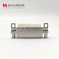 MIL-DTL-83513 Micro-D à broches multiples HJ30J-36TJW PCB d'insertion à angle droit HJ30J Series 36 Pins Micro Moment Type Fast Connector